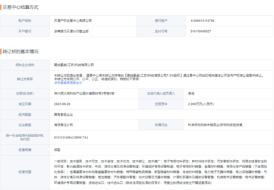 清華系氫能企業(yè)股權(quán)轉(zhuǎn)讓 174萬拋售7.5%股份，虧損困境引業(yè)內(nèi)觀望